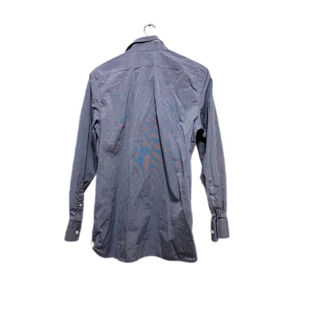 Banana Republic Button Down Mens M Blue Excellent Slim Fit Cotton Long Sleeve